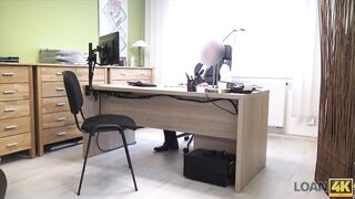 Rich Miss Gets On Her Knees And Blows Dick Of Bank Manager