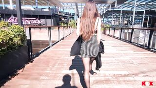 Met Up with My Ex… Ended Up Cumwalking Through the Mall - KLX