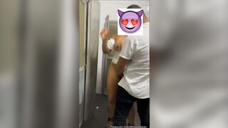 Gas Station Bathroom With Stranger
