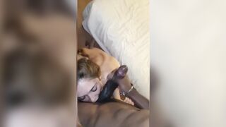 Slim Wife Aggressively Rides Her Bull