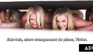 ADULT TIME - Lucky Landlord Has Surprise PUSSY STACK Fuck With 5 SLUTTY MILFS! FRENCH SUBTITLES