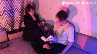 My stepsister is harassing me. I made her shake with multiple orgasm