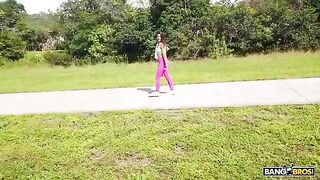 Misty Addams- Morning Stretches Over A Big Cock