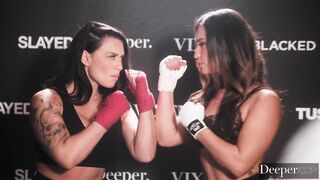 Championship Fight - Kelsi Monore, Eva Angelina | PornMedium.com