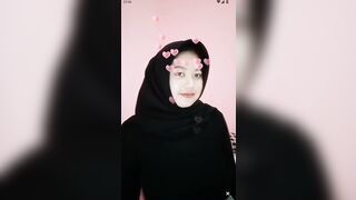 Nana Jilbab Cantik Nekat Bugil Menit 13 Pulen Susunya