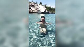 Christina Khalil Post Workout Skinny Dipping Set Leaked