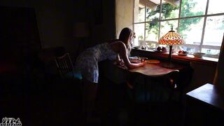 Free use slut takes a massive cream pie