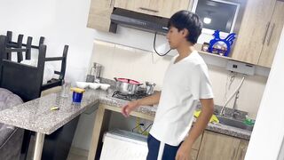 A new neighbor in my unit is very horny and comes to ask me to fuck her hard and cum inside her. - Juliana Palvin