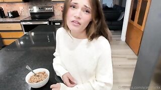 Little Step Daughter Gives Her Pussy to Old Man