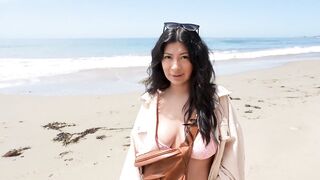 Brother's wife takes me to nude beach CHEATS on her husband - Cami Strella x Lev Lieben