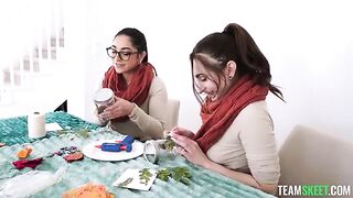 “You Bully Us Cause You Wanna Fuck Us!” Madison & Penelope’s Autumn Bikinis