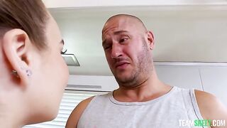 Little Workout Buddy, Big Time Cum Eater