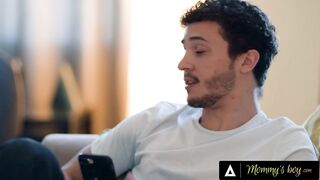 MOMMY'S BOY - Hot MILF Sarah Vandella Is Caught Cheating With Horny Stepson's Asian Crush Kimmy Kimm