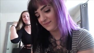 Goth Big Step-Sisters Fuck Little Step-Brother