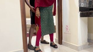 Indian Desi Poor Village Bhabhi seduced & fucked by a Besharam house owner with clear hindi audio