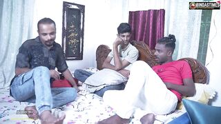 Indian Hot Step-Sister's GangBang With Her Three Step Brothers at the same Time when parents not at home ( Full Movie )