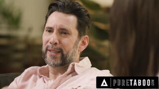 PURE TABOO Leashed Aria Sloane Must OBEY Dominant Pervert Stepdad To Get What She Wants