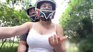 My stepmother picks me up after university