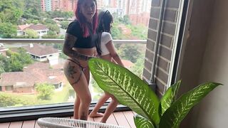 Tiny Braceface Latinas Share Your Cock ~ Household Fantasy ~ Scott Stark