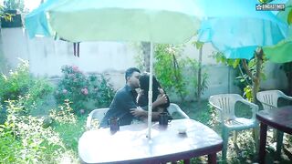 Desi Indian Boy friend & Girl friend Outdoor sex turns into A Hardcore Threesome with a Stranger Guy ( Hindi Audio )