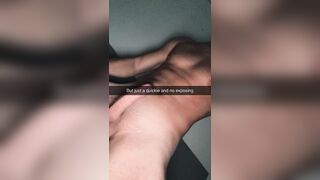 Cheerleader wants to fuck classmate in school Snapchat
