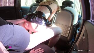 He took me to the Forest, took off my Panties and Fucked me right in the Car - Alisa Lovely