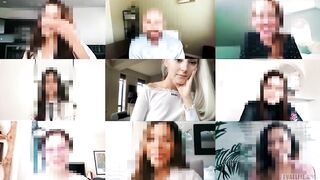 I got Creampied in my Tight Young Pussy during a Zoom Class - Eva Elfie