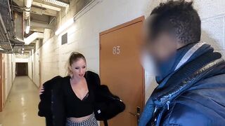 French Blonde Meets 2 BBC