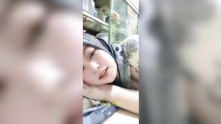 Jilboobs BIGO Indonesia Jaga Warung