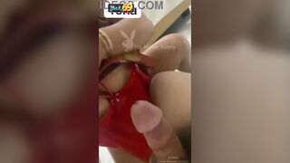 Hijab Merah Di Entot Sama Om-om