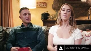 MODERN DAY SINS Horny Cadence Lux Lets Cuckold Husband Watch While She's Fucking His Best Buddy
