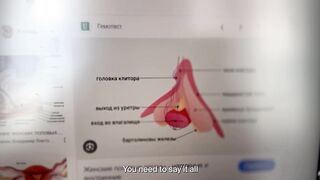 (- No, No, And No Again! It's Not A Clitoris!) Stepmother Helps Stepson Prepare For The Exam - Alina Rai