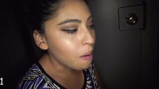 Latina Sucks And Fucks With Creampie At The Gloryhole