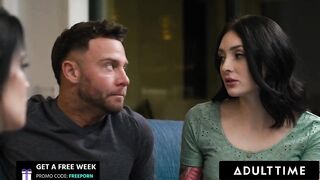 ADULT TIME - Pregnant Cuckquean Charlotte Sins Wants Her Hubby To Fuck Their Doula So She Can Watch!