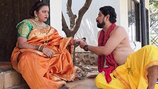 Indian Pandit fucked Bhabhi's pussy and ass