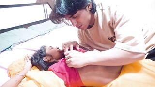 Hot desi saali offered her small boobs to her jija