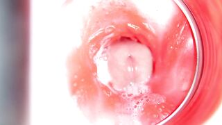 CAMERA INSIDE PUSSY: BIG CUMSHOT IN PUSSY! BEST Internal ASMR in 4K