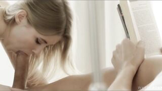 Horny Couple Stops Reading For Sex - Casey A